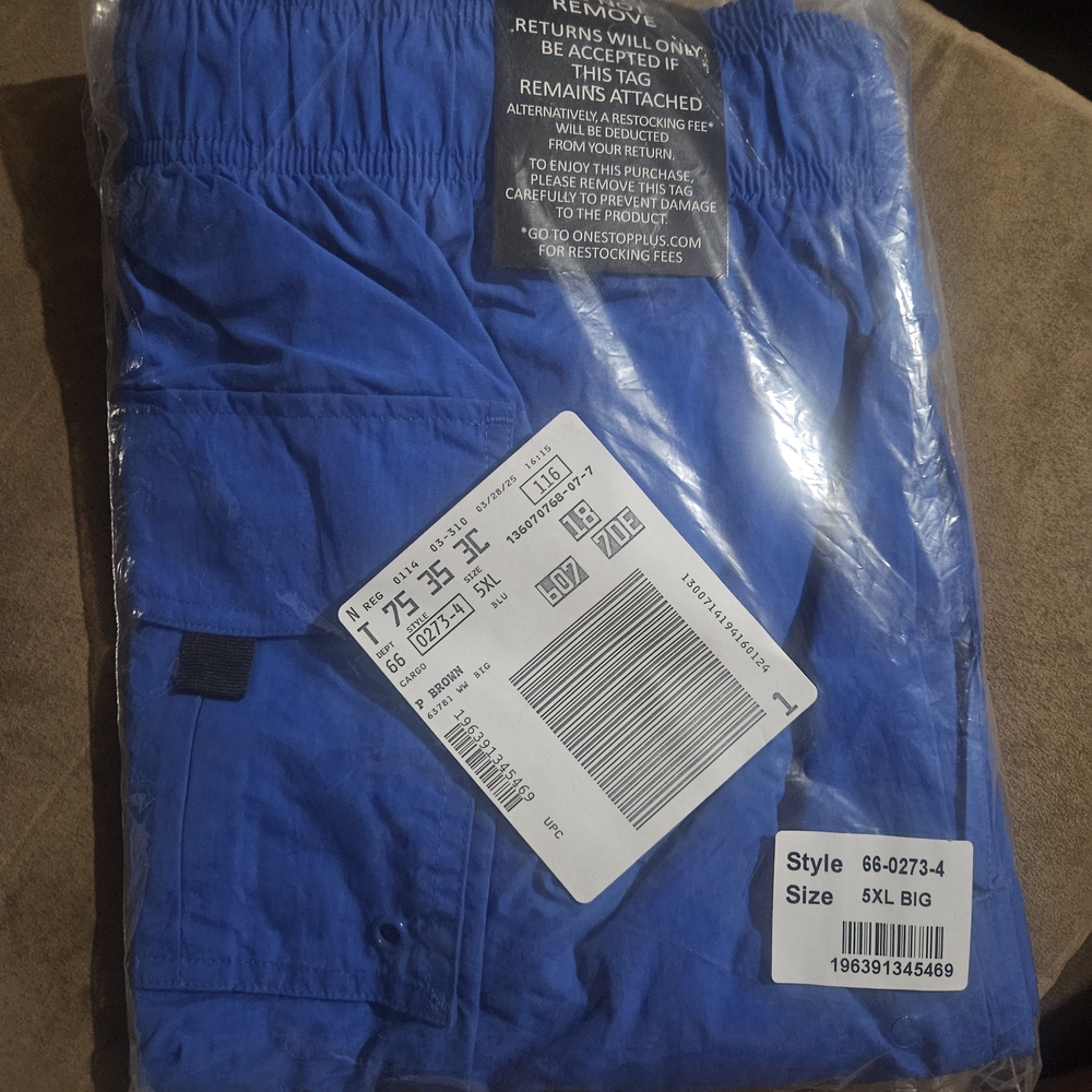 Men's Blue Swim Trunks